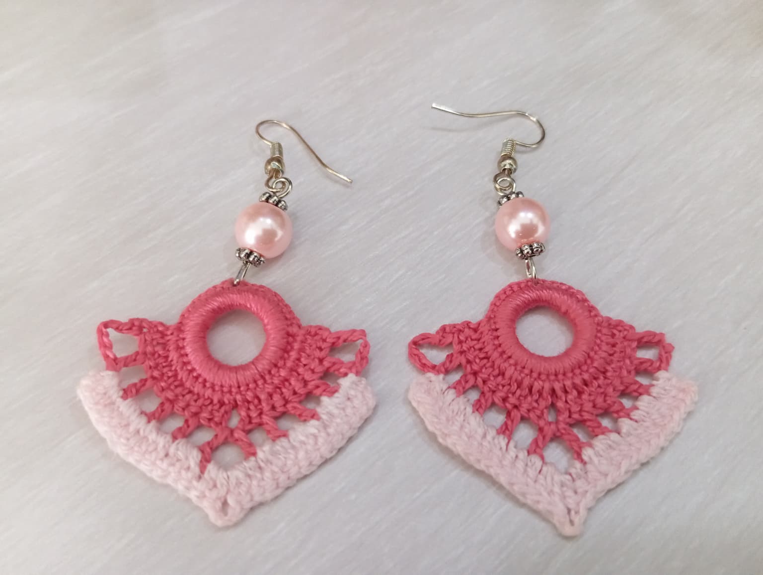Boucle d'Oreille Rose