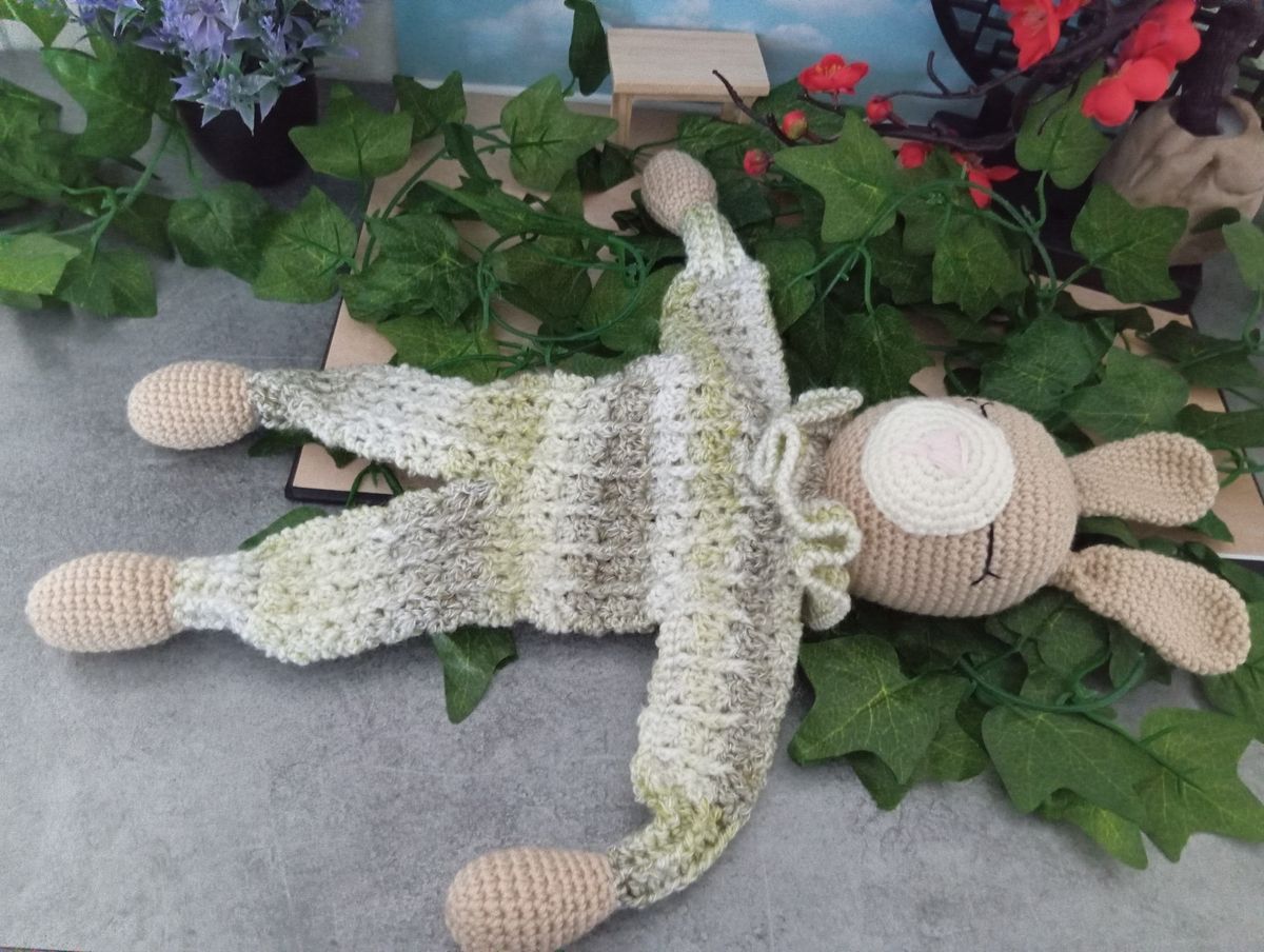 Doudou plat Lapin
