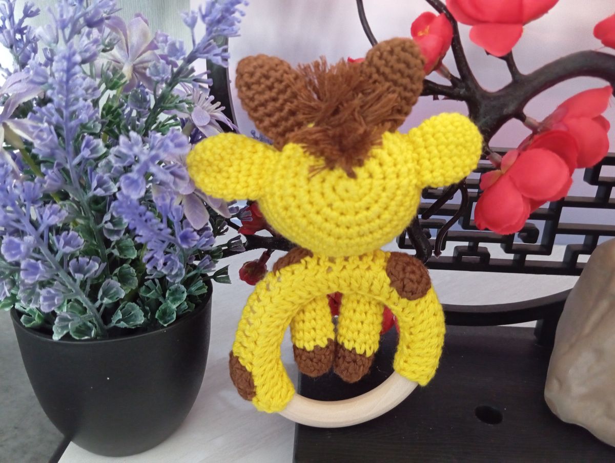 Hochet Girafe jaune