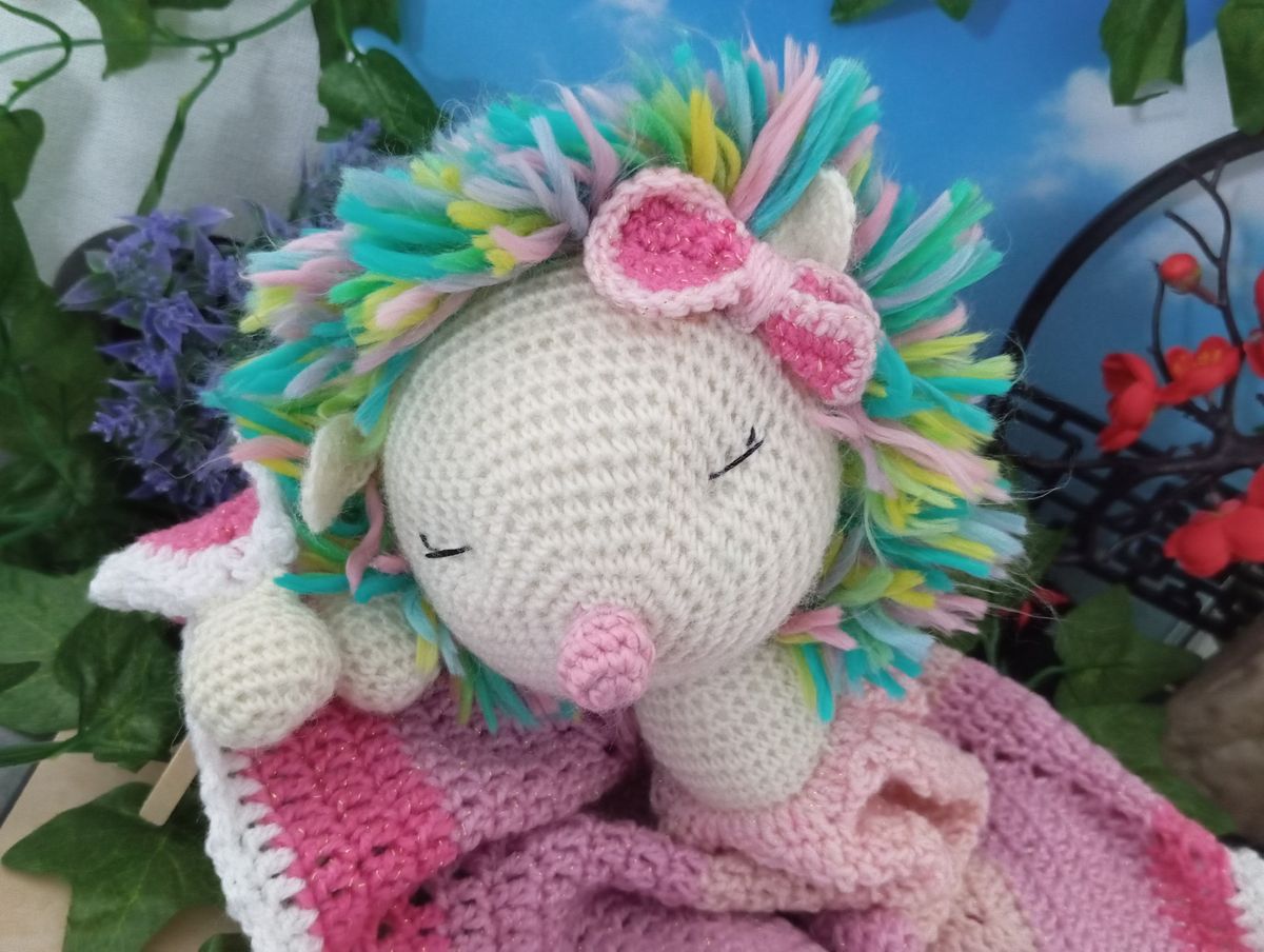 Doudou endormi Hérisson