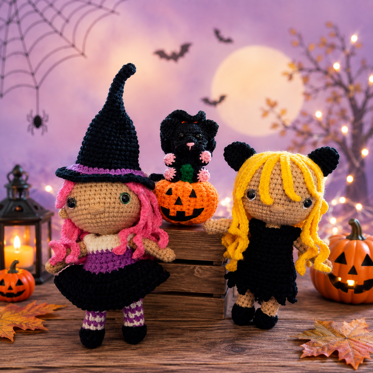 Ensemble Halloween Les sœurs sorcières