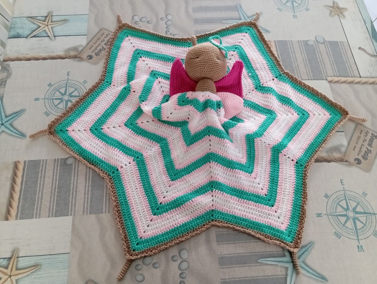 Doudou endormi Papillon