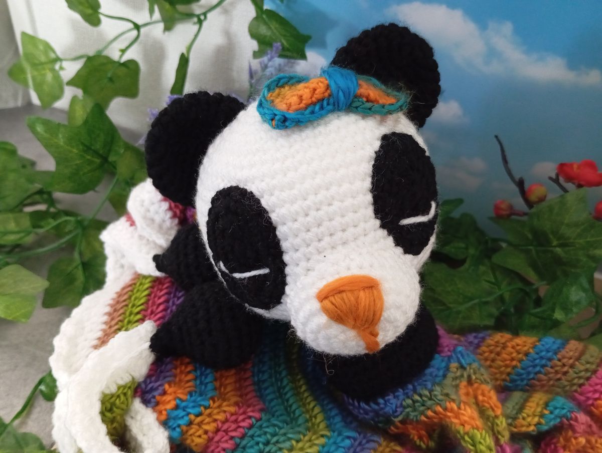 Doudou endormi Panda