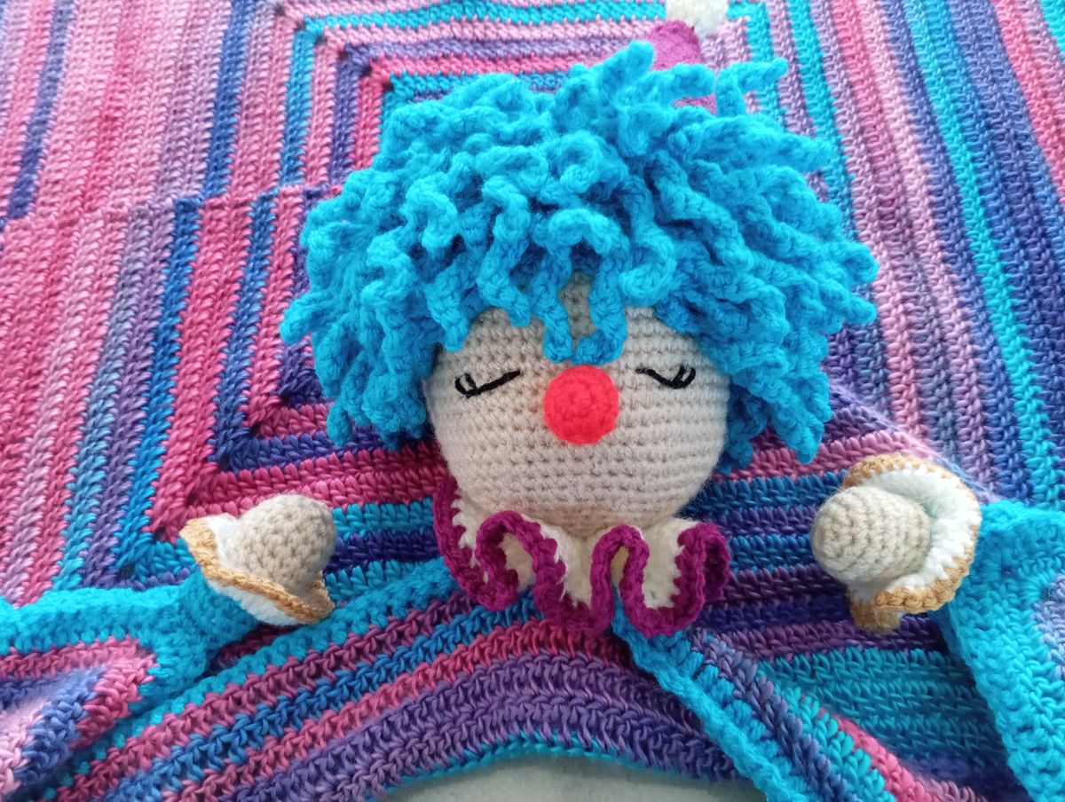 Doudou Clown P’tite couverture