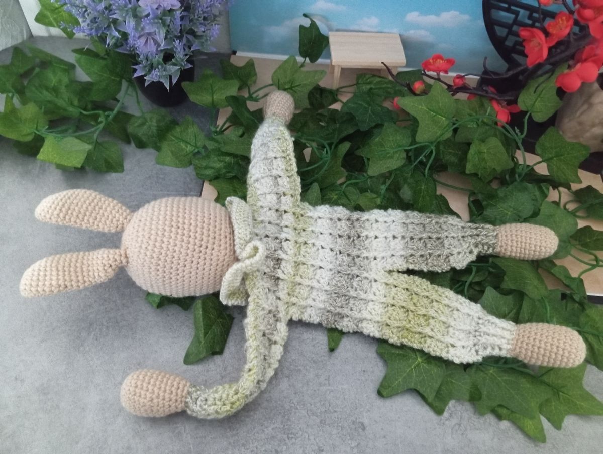 Doudou plat Lapin