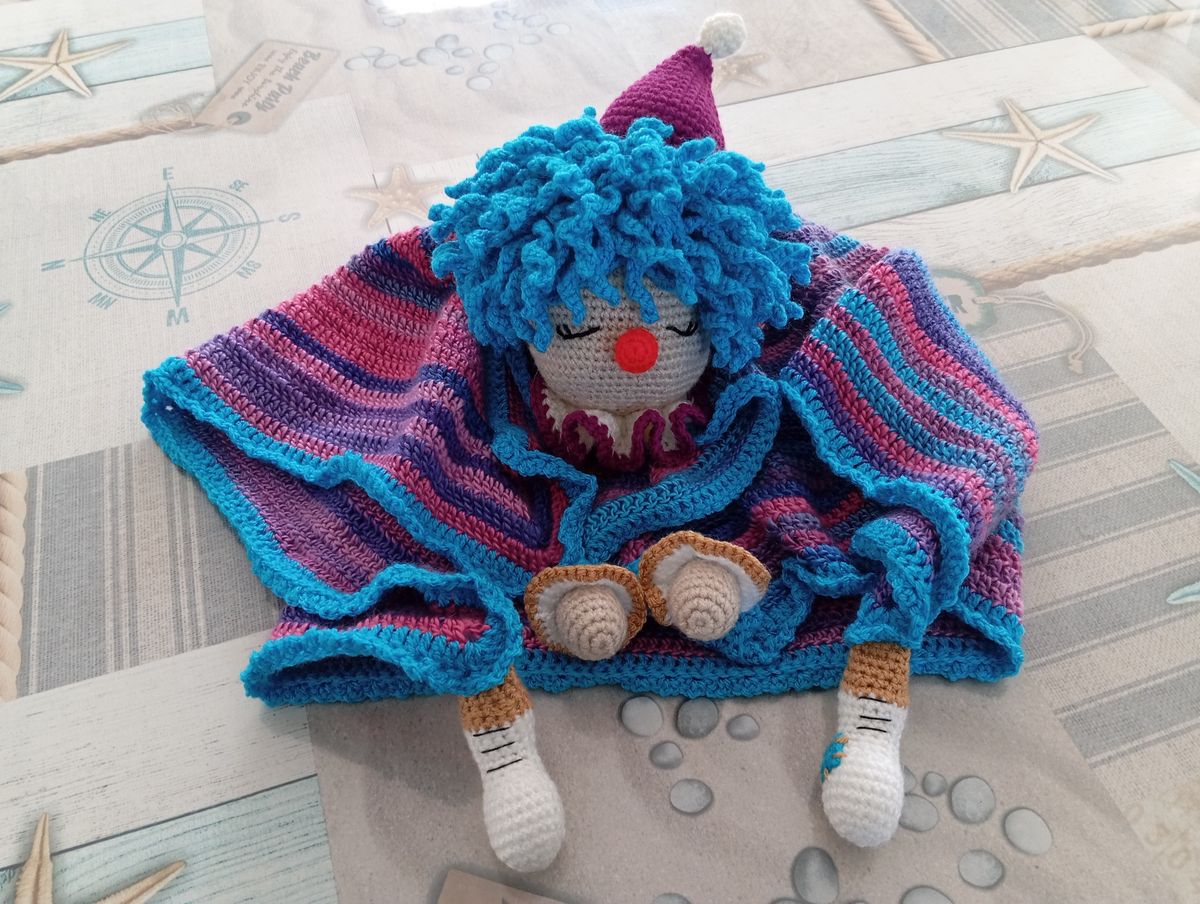 Doudou Clown P’tite couverture