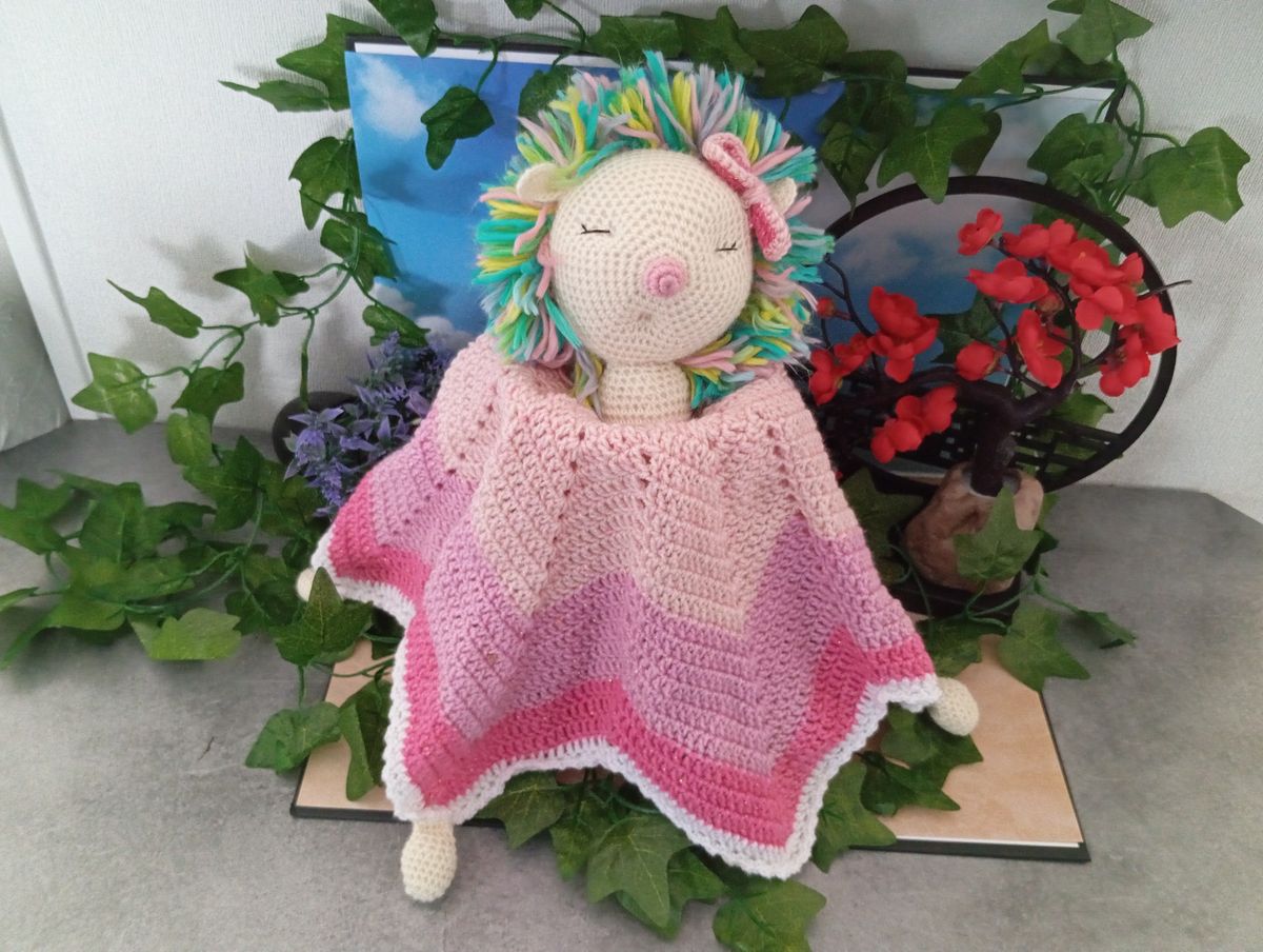 Doudou endormi Hérisson
