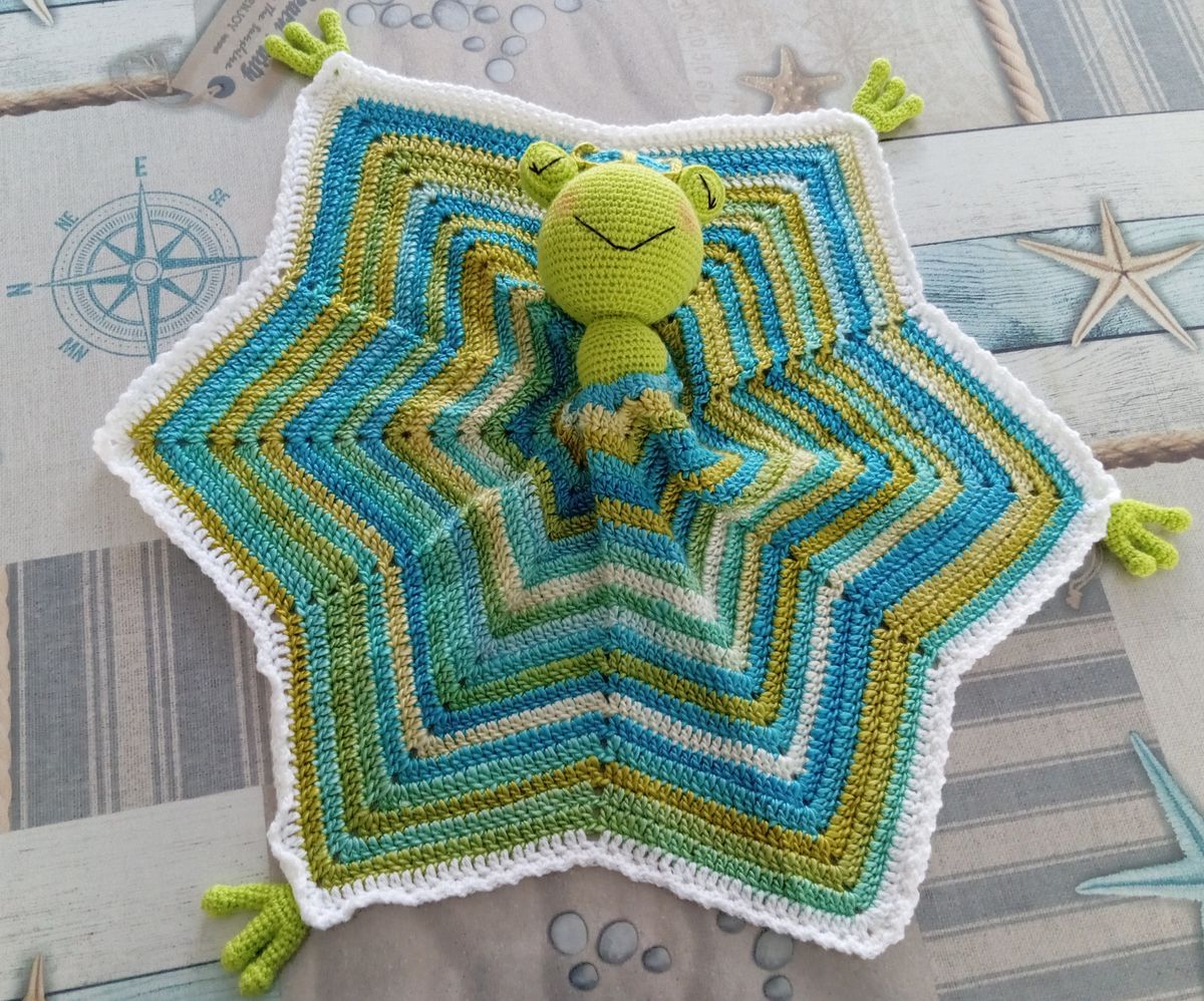 Doudou endormi Grenouille
