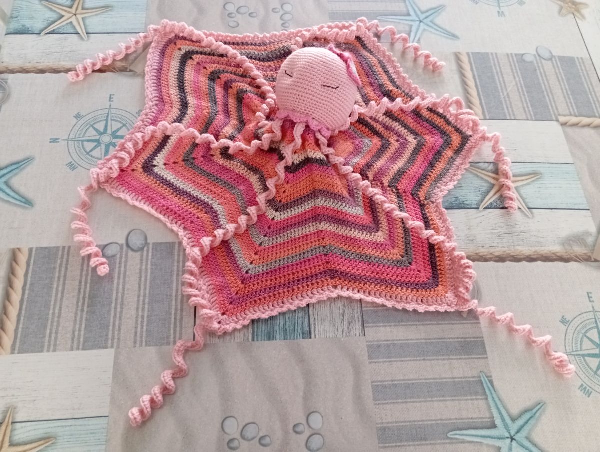 Doudou endormi Méduse