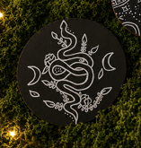Lot de 6 dessous de verre artisanaux – Collection Noir & Blanc