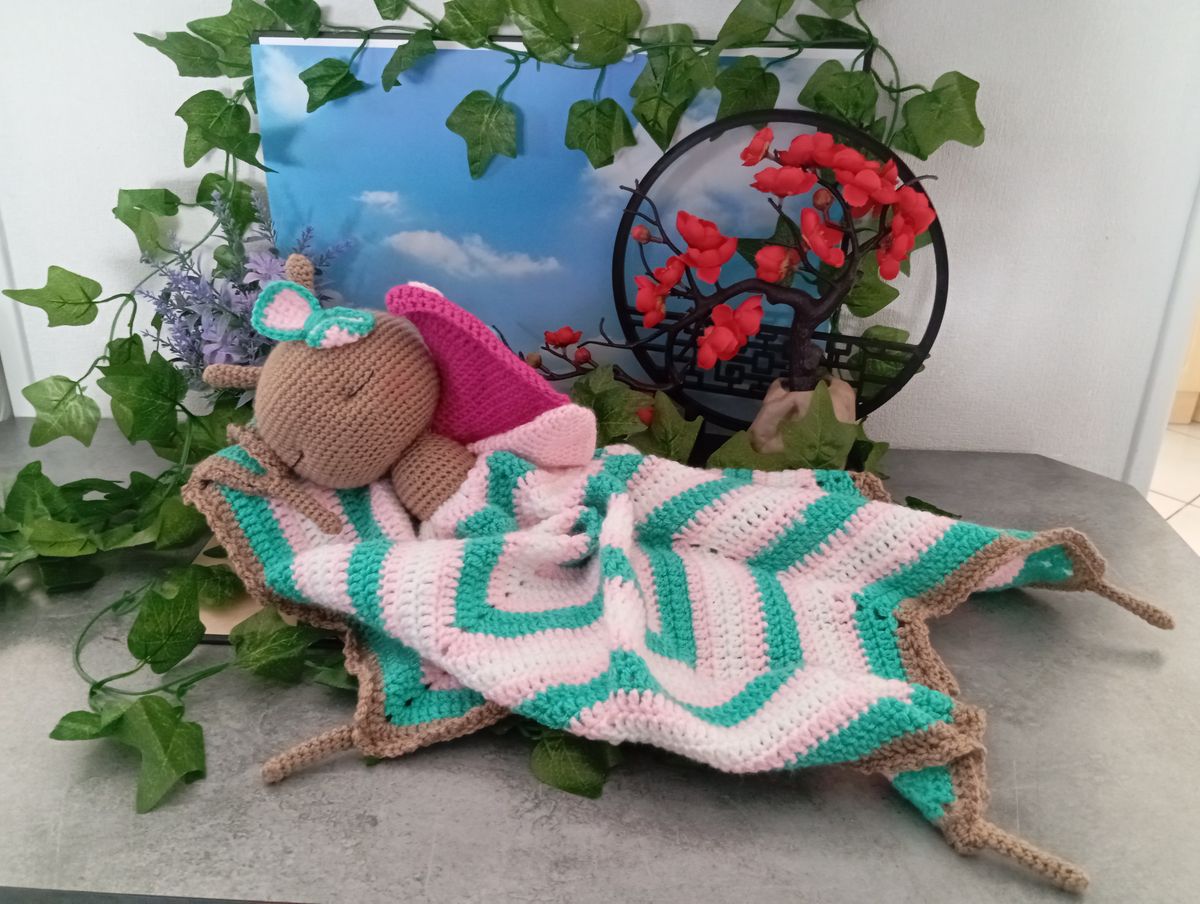 Doudou endormi Papillon