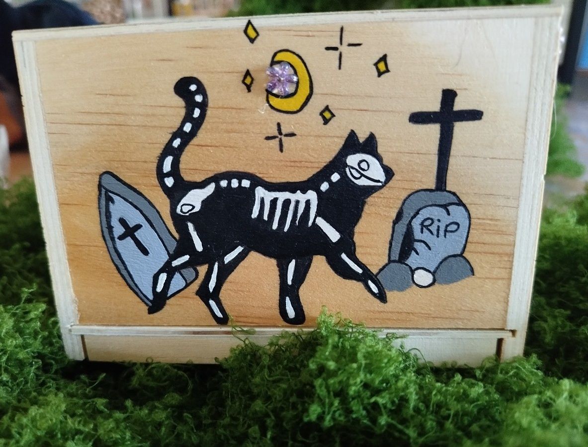 Boîte à mouchoirs artisanale – Halloween enchanté