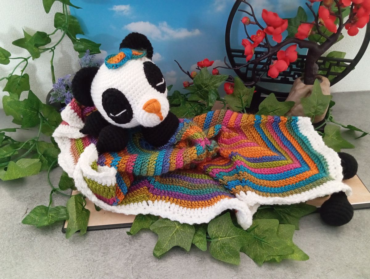 Doudou endormi Panda