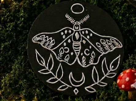 Lot de 6 dessous de verre artisanaux – Collection Noir & Blanc