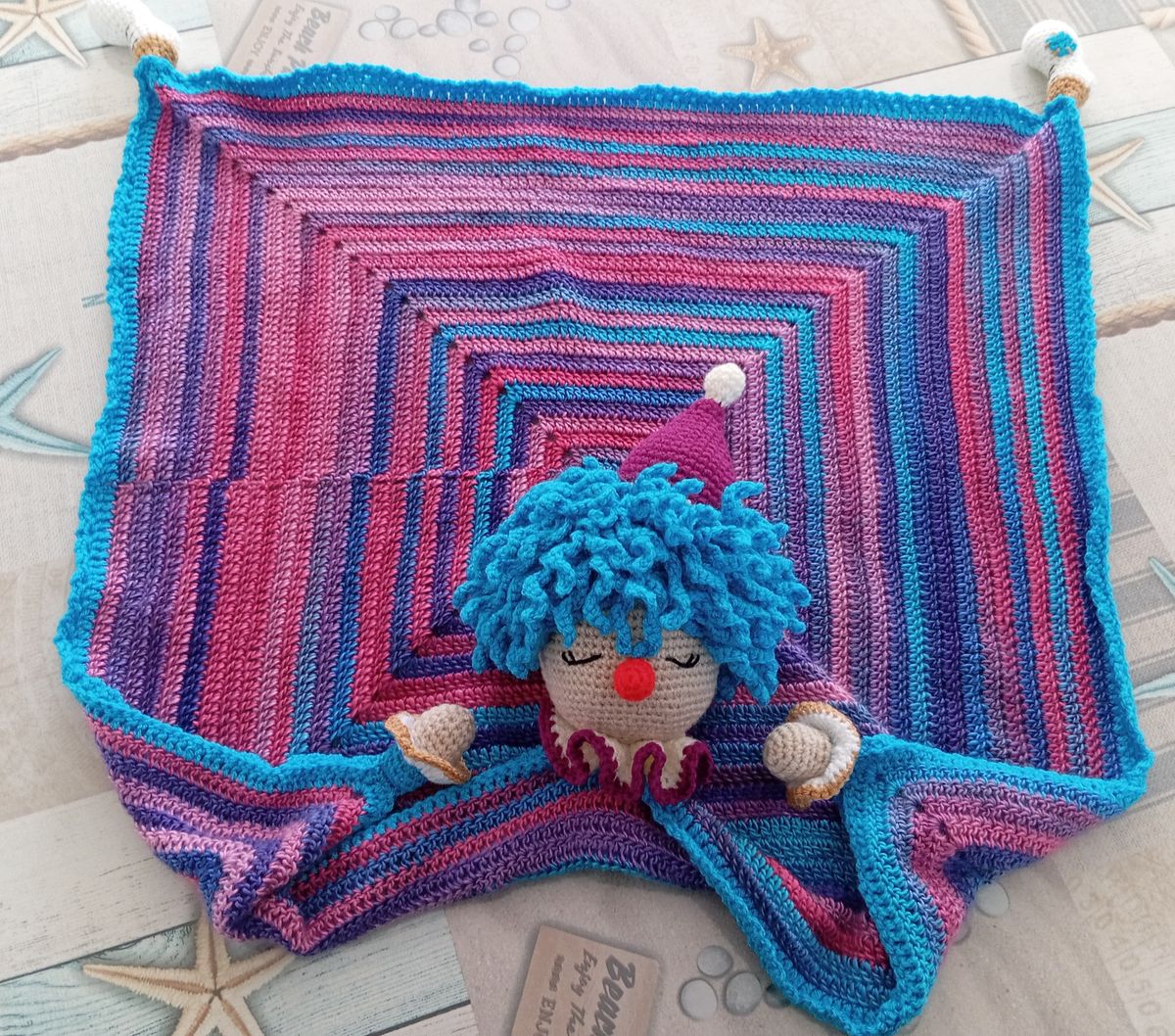 Doudou Clown P’tite couverture