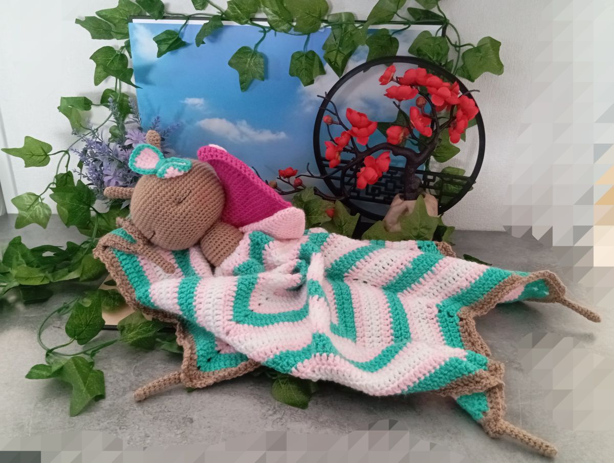 Doudou endormi Papillon